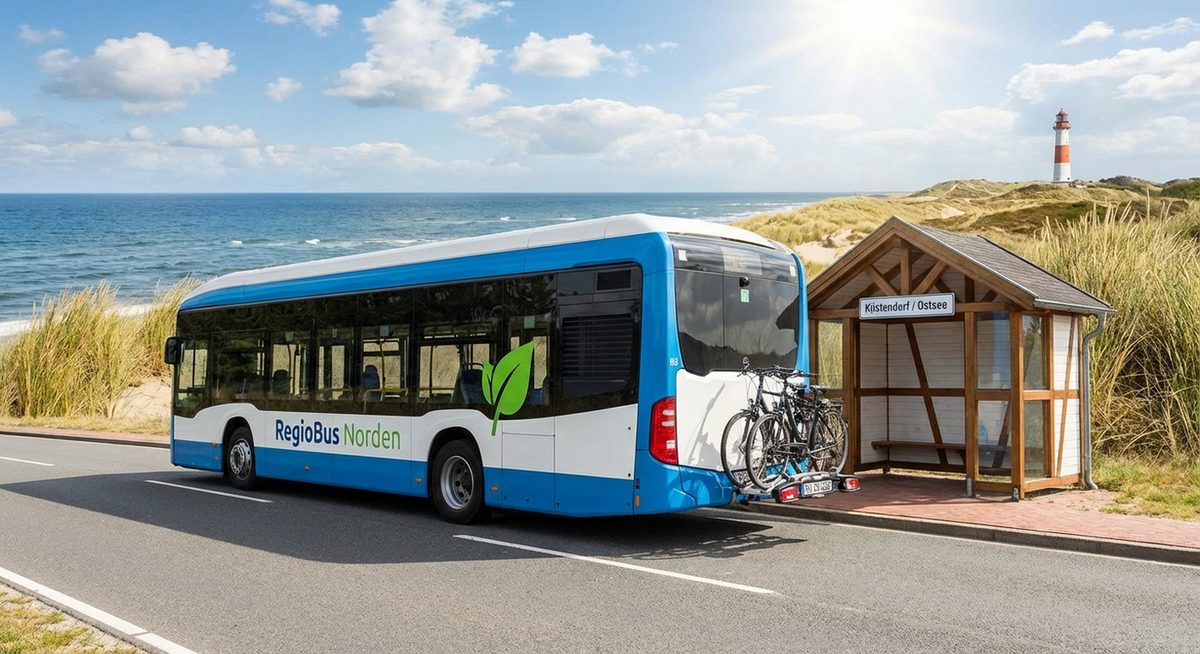 Bus an der Ostsee